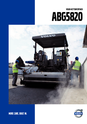 Верижни машини за асфалт Volvo ABG5820