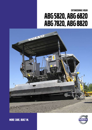 Верижни машини за асфалт Volvo ABG5820