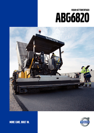 Верижни машини за асфалт Volvo ABG6820