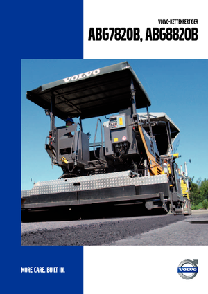 Верижни машини за асфалт Volvo ABG7820