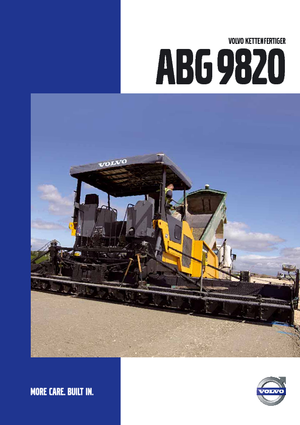 Верижни машини за асфалт Volvo ABG9820