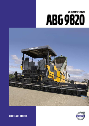 Верижни машини за асфалт Volvo ABG9820