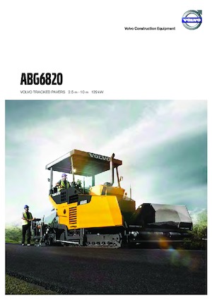 Верижни машини за асфалт Volvo ABG6820