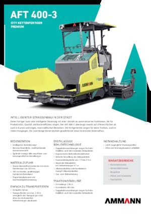 Верижни машини за асфалт Ammann AFT 400-3