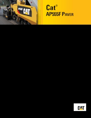 Верижни машини за асфалт Caterpillar AP555F