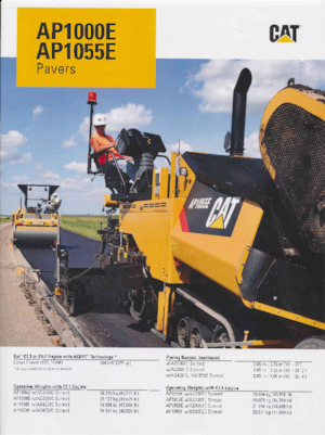 Верижни машини за асфалт Caterpillar AP1000E