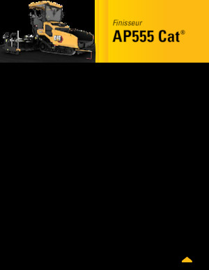 Верижни машини за асфалт Caterpillar AP555
