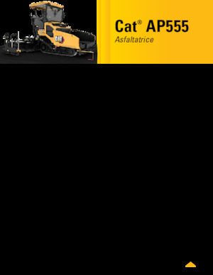 Верижни машини за асфалт Caterpillar AP555