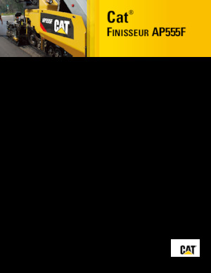 Верижни машини за асфалт Caterpillar AP555F