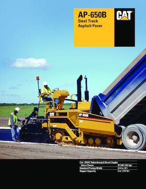 Верижни машини за асфалт Caterpillar AP650B