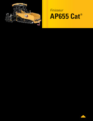 Верижни машини за асфалт Caterpillar AP655