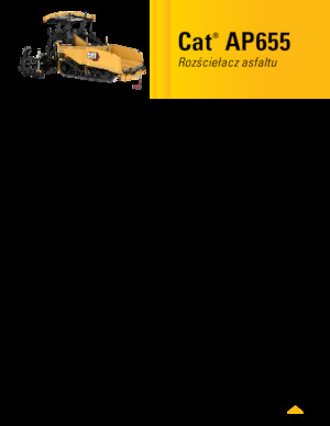 Верижни машини за асфалт Caterpillar AP655
