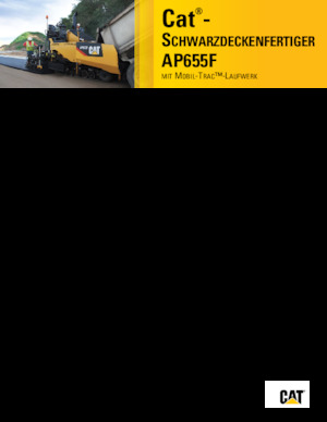 Верижни машини за асфалт Caterpillar AP655F