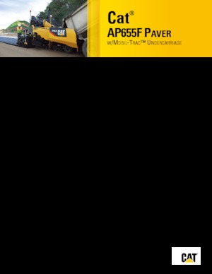 Верижни машини за асфалт Caterpillar AP655F