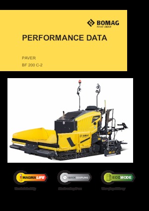 Верижни машини за асфалт Bomag BF 200 C 2 S 200