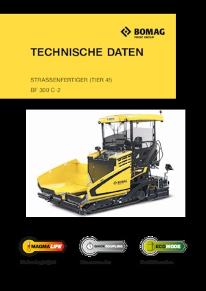 Верижни машини за асфалт Bomag BF 300 C 2 S 340-2