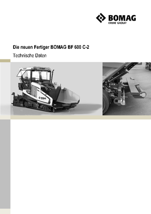 Верижни машини за асфалт Bomag BF 600 C 2 S 500