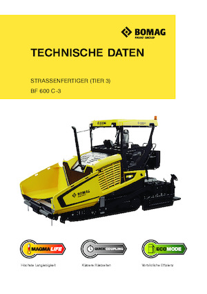 Верижни машини за асфалт Bomag BF 600 C 3 S 600
