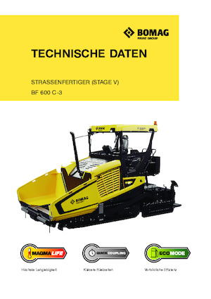 Верижни машини за асфалт Bomag BF 600 C 3 S 600