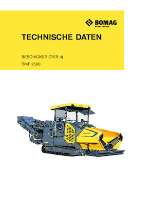 Верижни машини за асфалт Bomag BMF 2500 S