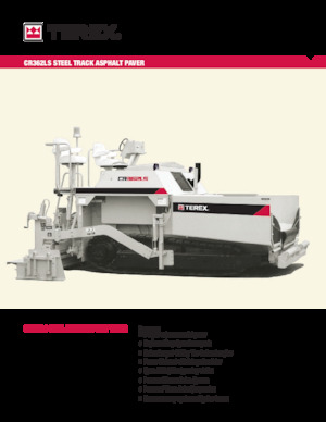Верижни машини за асфалт Terex CR362LS