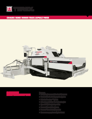 Верижни машини за асфалт Terex CR462RX