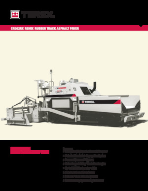 Верижни машини за асфалт Terex CR562RX