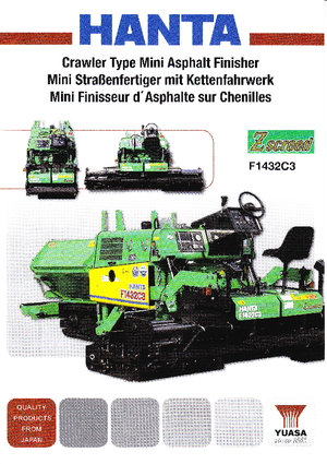 Верижни машини за асфалт Hanta F 1432 C 3
