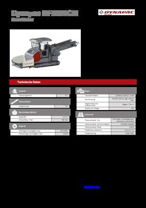 Верижни машини за асфалт Dynapac MF2500CM