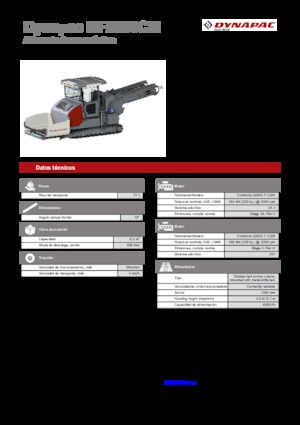 Верижни машини за асфалт Dynapac MF2500CM