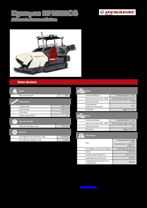 Верижни машини за асфалт Dynapac MF2500CS