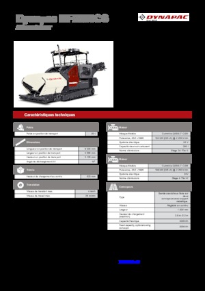 Верижни машини за асфалт Dynapac MF2500CS