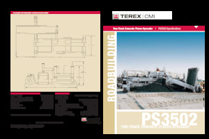 Верижни машини за асфалт Terex PS3502