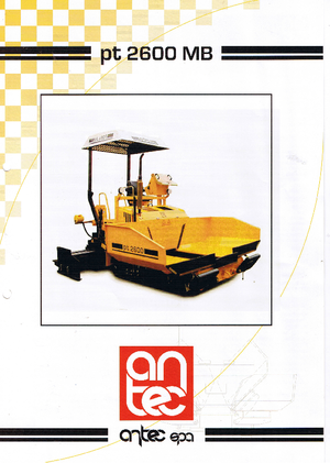 Верижни машини за асфалт Antec PT 2600 MB