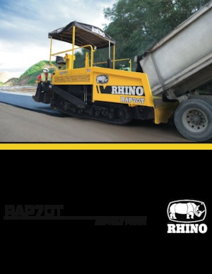 Верижни машини за асфалт RHINO RAP70T