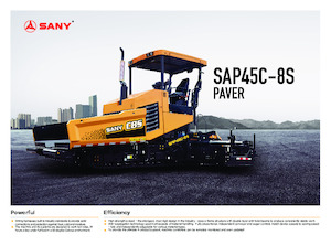 Верижни машини за асфалт Sany SAP45C-8S