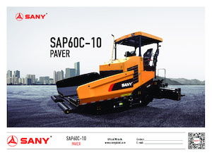 Верижни машини за асфалт Sany SAP60C-10