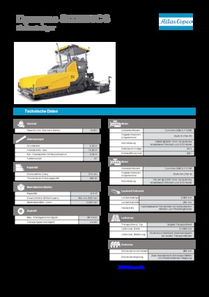 Верижни машини за асфалт Dynapac SD 2500 CS
