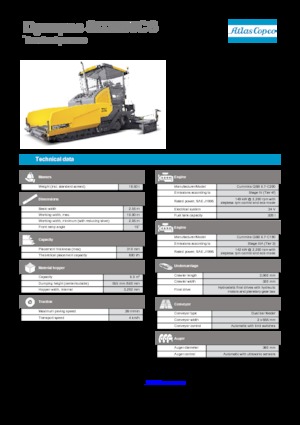 Верижни машини за асфалт Dynapac SD 2500 CS