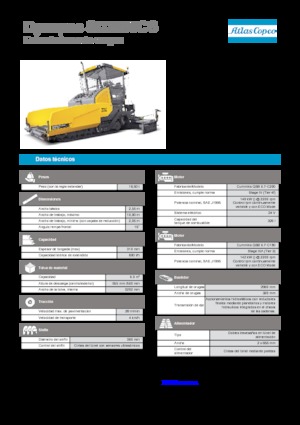 Верижни машини за асфалт Dynapac SD 2500 CS