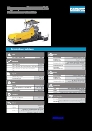 Верижни машини за асфалт Dynapac SD 2500 CS