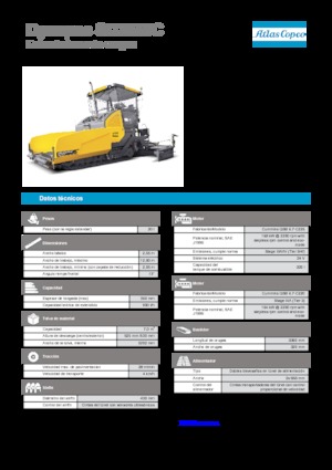 Верижни машини за асфалт Dynapac SD 2550 C