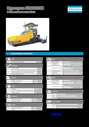 Верижни машини за асфалт Dynapac SD 2550 C