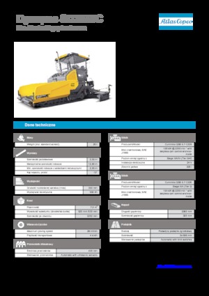 Верижни машини за асфалт Dynapac SD 2550 C