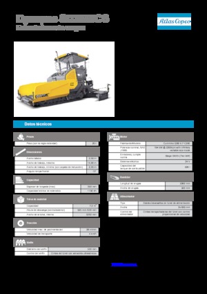 Верижни машини за асфалт Dynapac SD 2550 CS