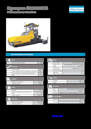 Верижни машини за асфалт Dynapac SD 2550 CS