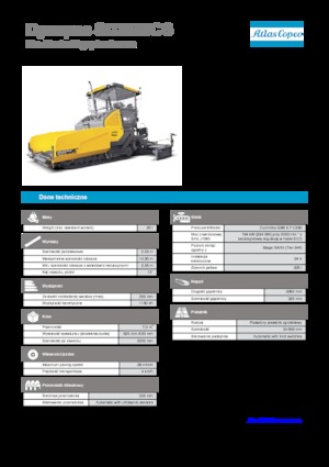 Верижни машини за асфалт Dynapac SD 2550 CS
