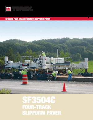 Верижни машини за асфалт Terex SF3504C