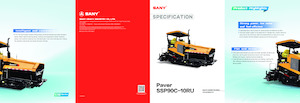 Верижни машини за асфалт Sany SSP90C-10RU