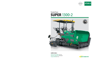 Верижни машини за асфалт Vögele Super 1300-2